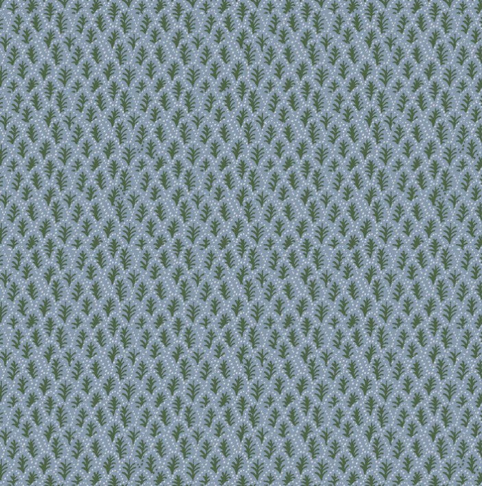Parker & Jules Trees  II in Day Blue - Sample