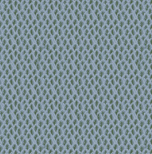 Parker & Jules Trees  II in Day Blue - Sample