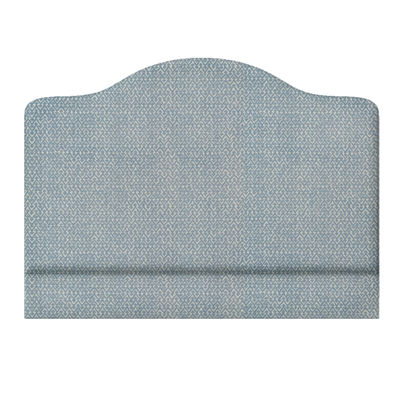 Grace King _ upholstered headboard _ Fermoie Rabanna blue 