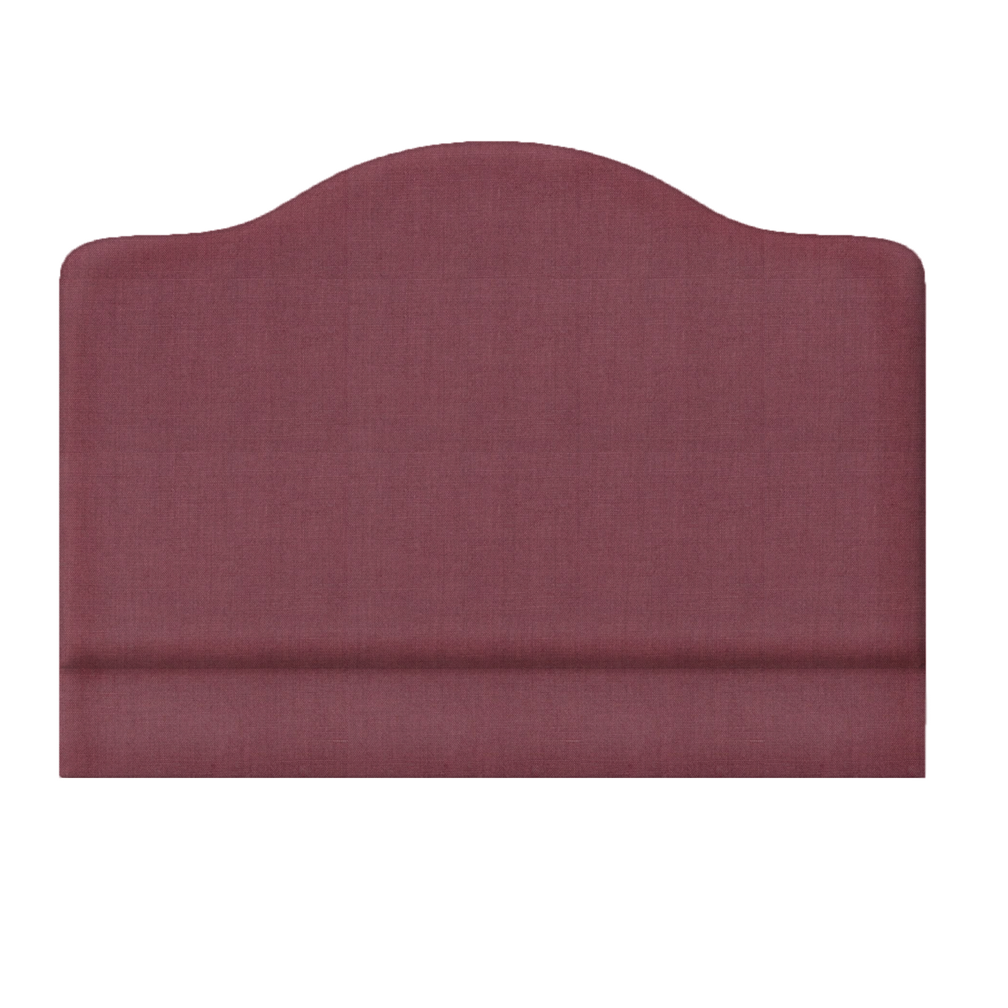 Grace King _ upholstered headboard _ Designers Guild Linen _ Loganberry 
