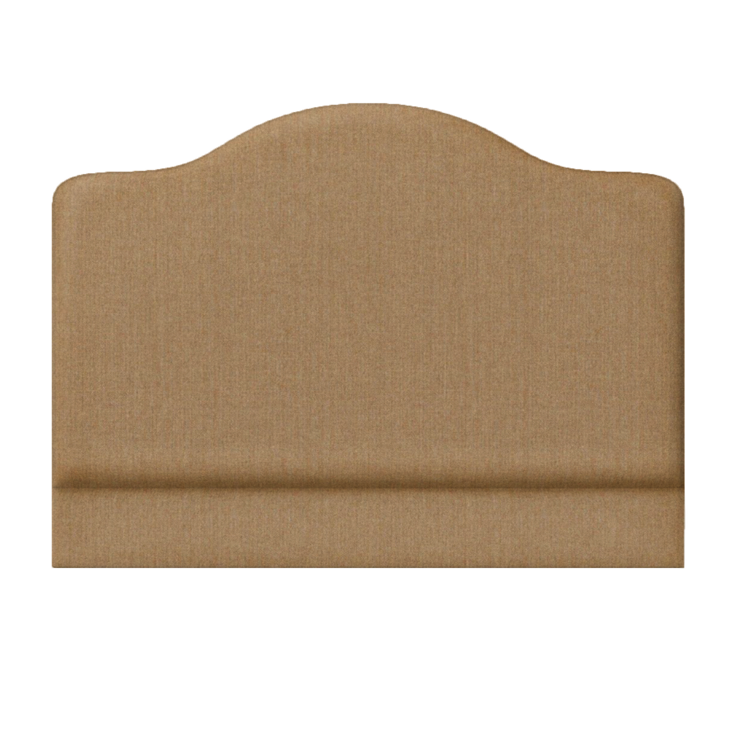 Grace King _ upholstered headboard _ sanderson hector _ wool _ ochre 