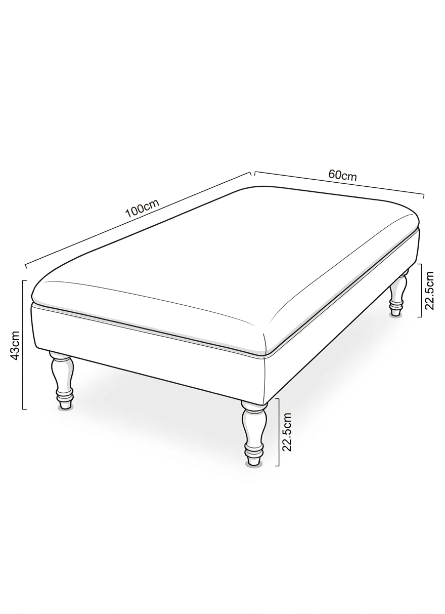 The Classic Ottoman - Medium