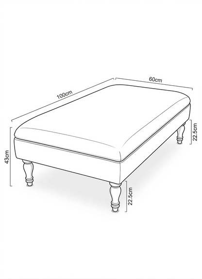The Classic Ottoman - Medium