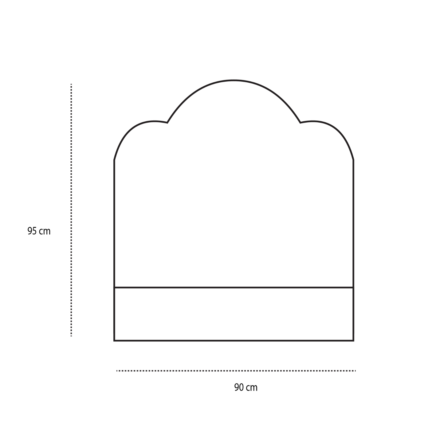 Alba Single Headboard