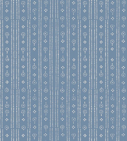 Parker & Jules Birdlip Fabric Day Blue - Sample
