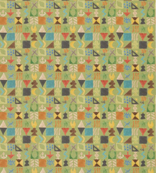 GP & J Baker Potato Print Fabric	Green - Sample