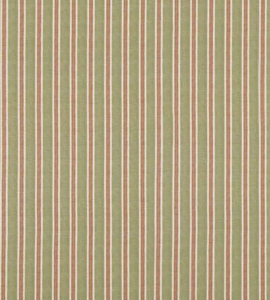 Mulberry Home Somerton Stripe Fabric in Green - Sample